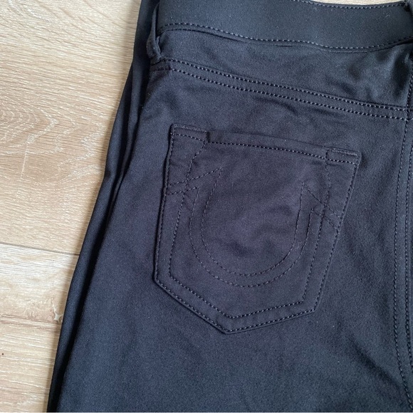 True Religion Jeggings jean leggings zipper ankle black XS - Picture 7 of 8
